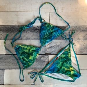 Guess | 🔥 Sexy Snakeskin Print String Bikini